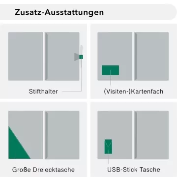 Recycling Karton-Mappe 1-teilig in Kraftkarton mit 1 Klemmschiene