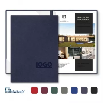 8 Stück Hotelmappen BL-exclusivdruck® BL-plus Naturkarton